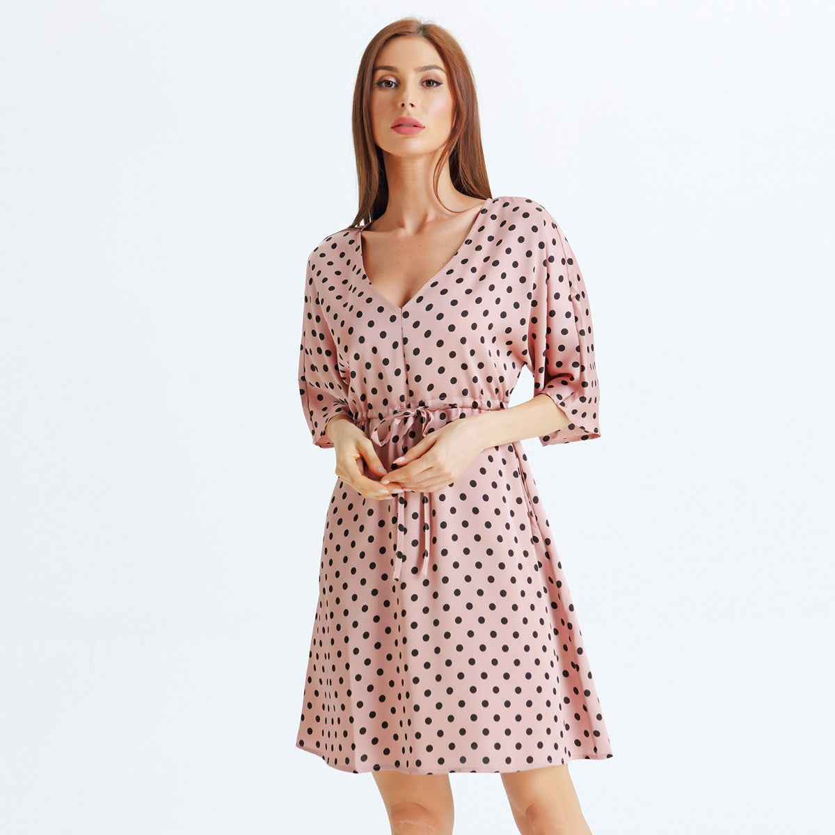 Robe tunique trapèze ample