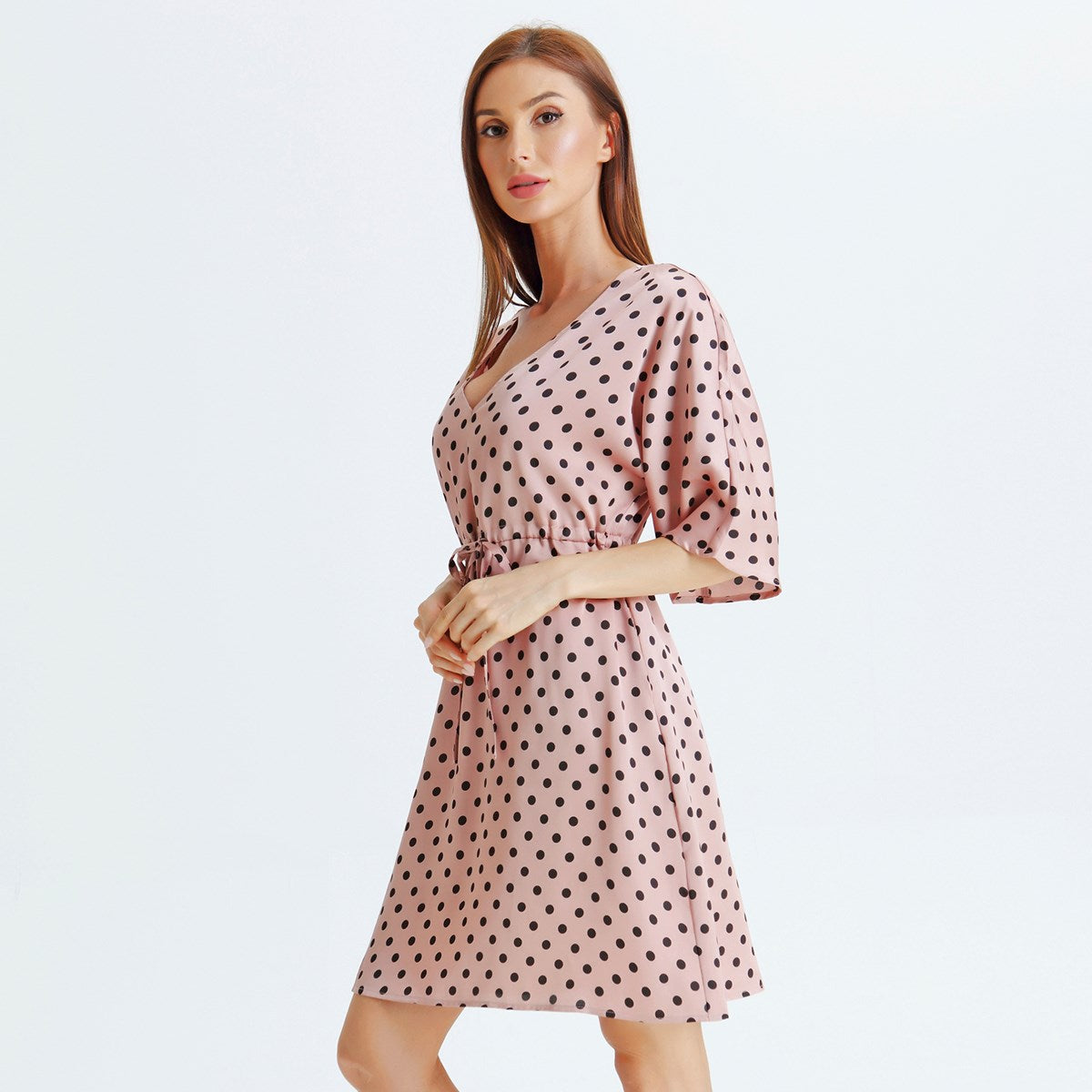 Robe tunique trapèze ample