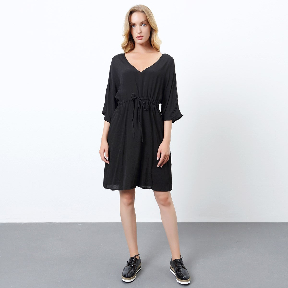 Robe tunique trapèze ample
