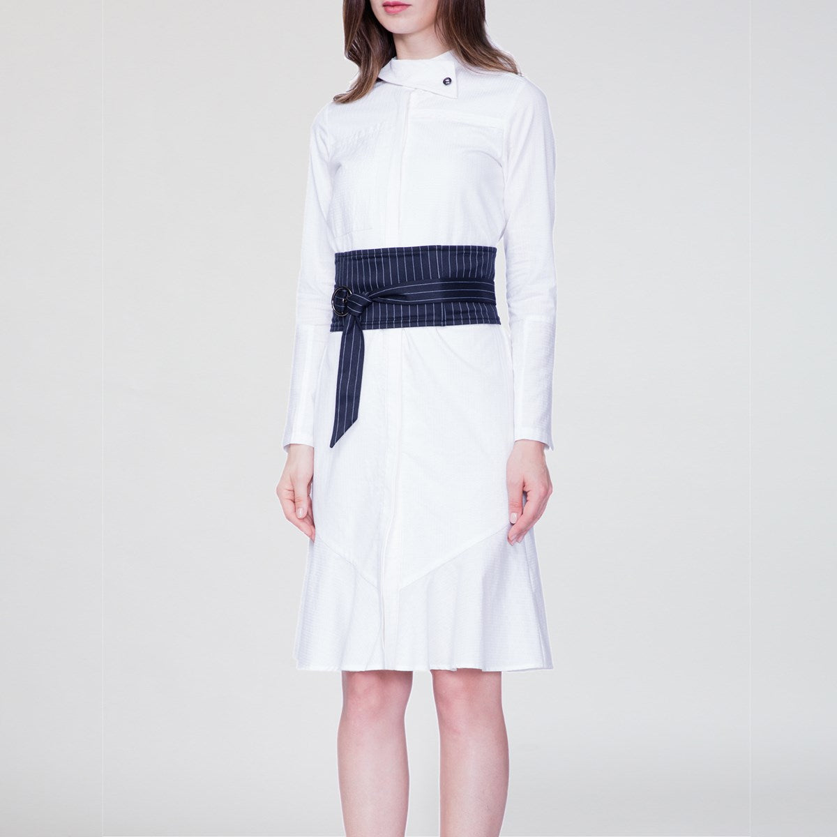 Robe-chemise structurée