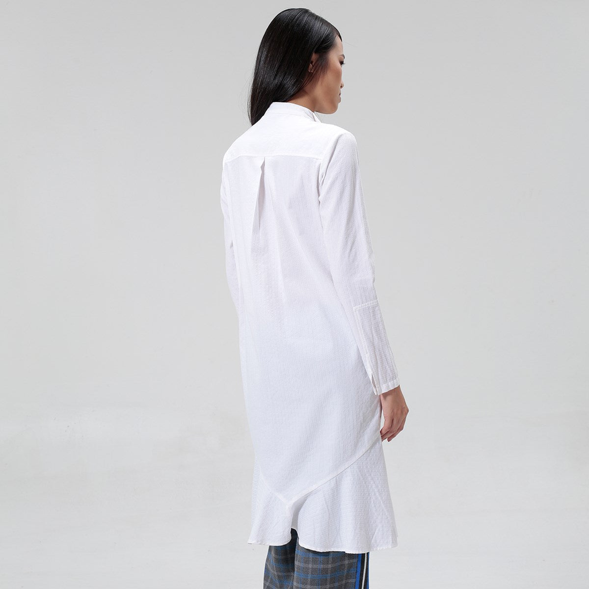 Robe-chemise structurée
