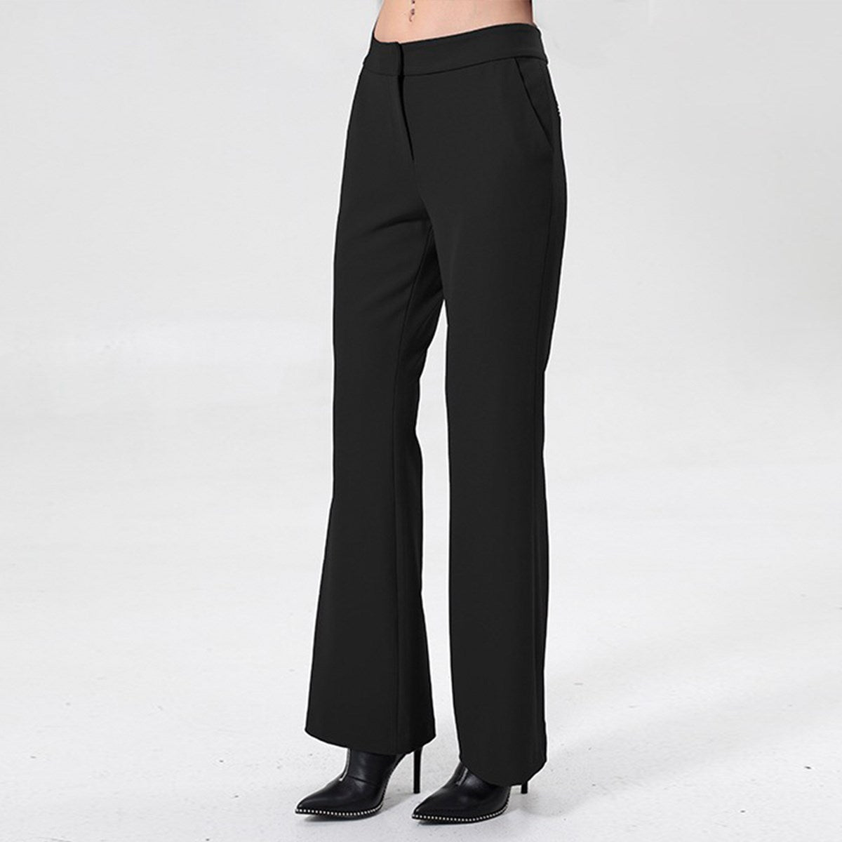 Pantalon long évasé style patte d eph