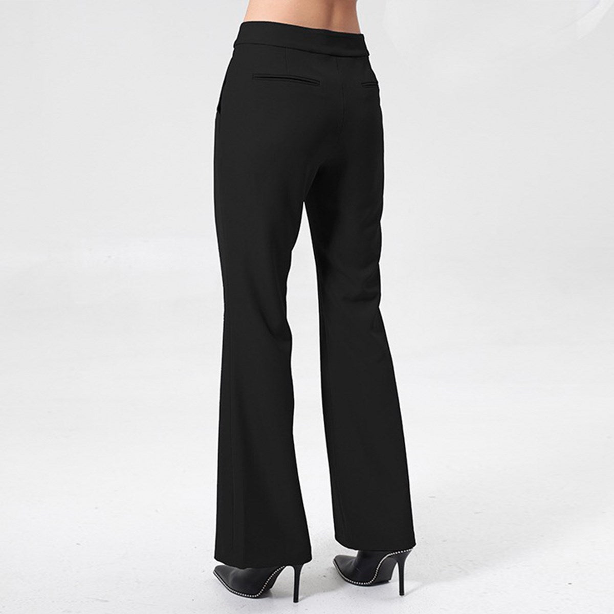 Pantalon long évasé style patte d eph