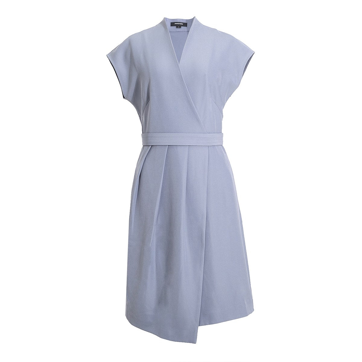 Robe col V effet cache-cœur
