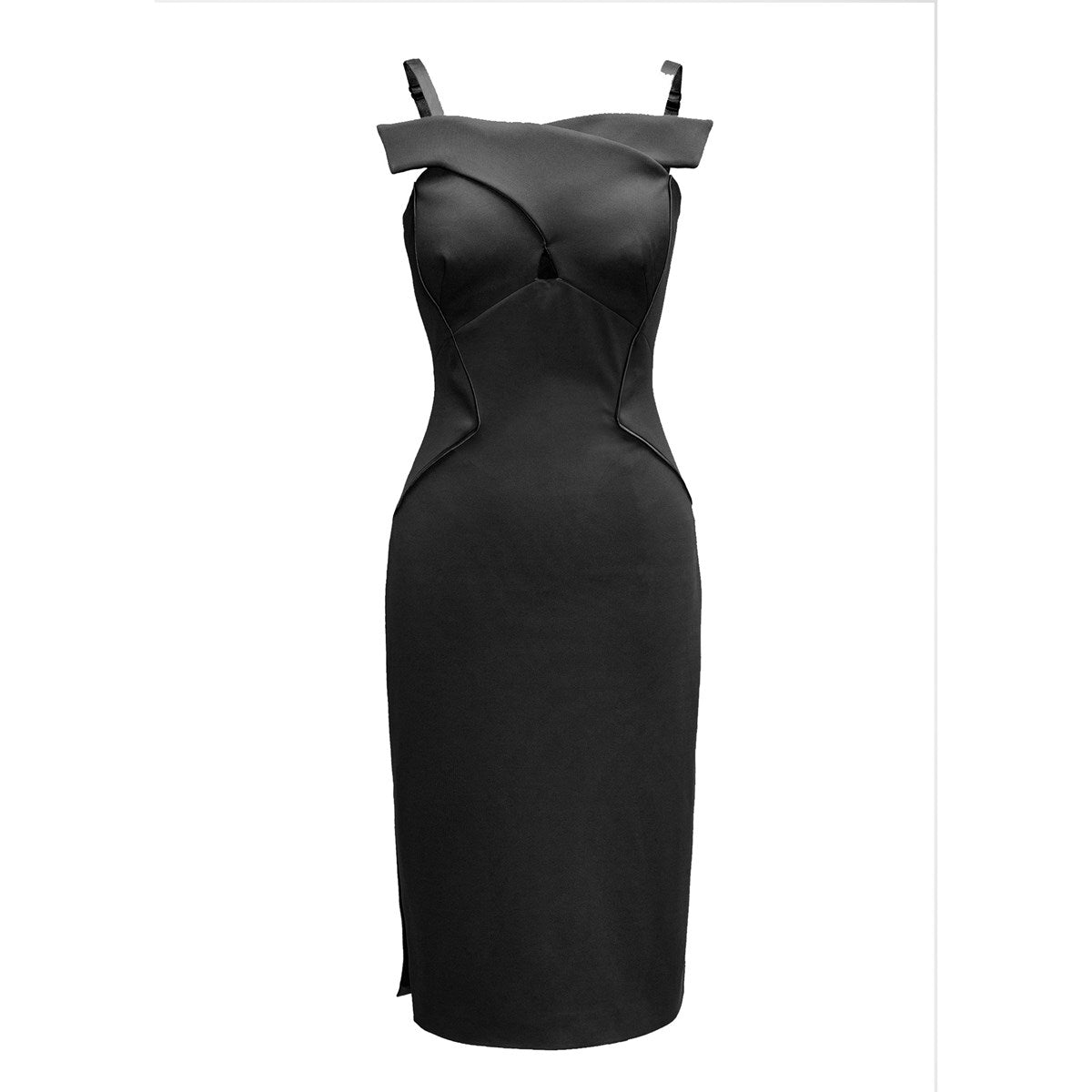Robe bustier coeur-croisé