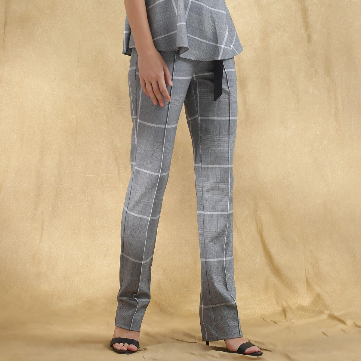 Pantalon tartan cigarette