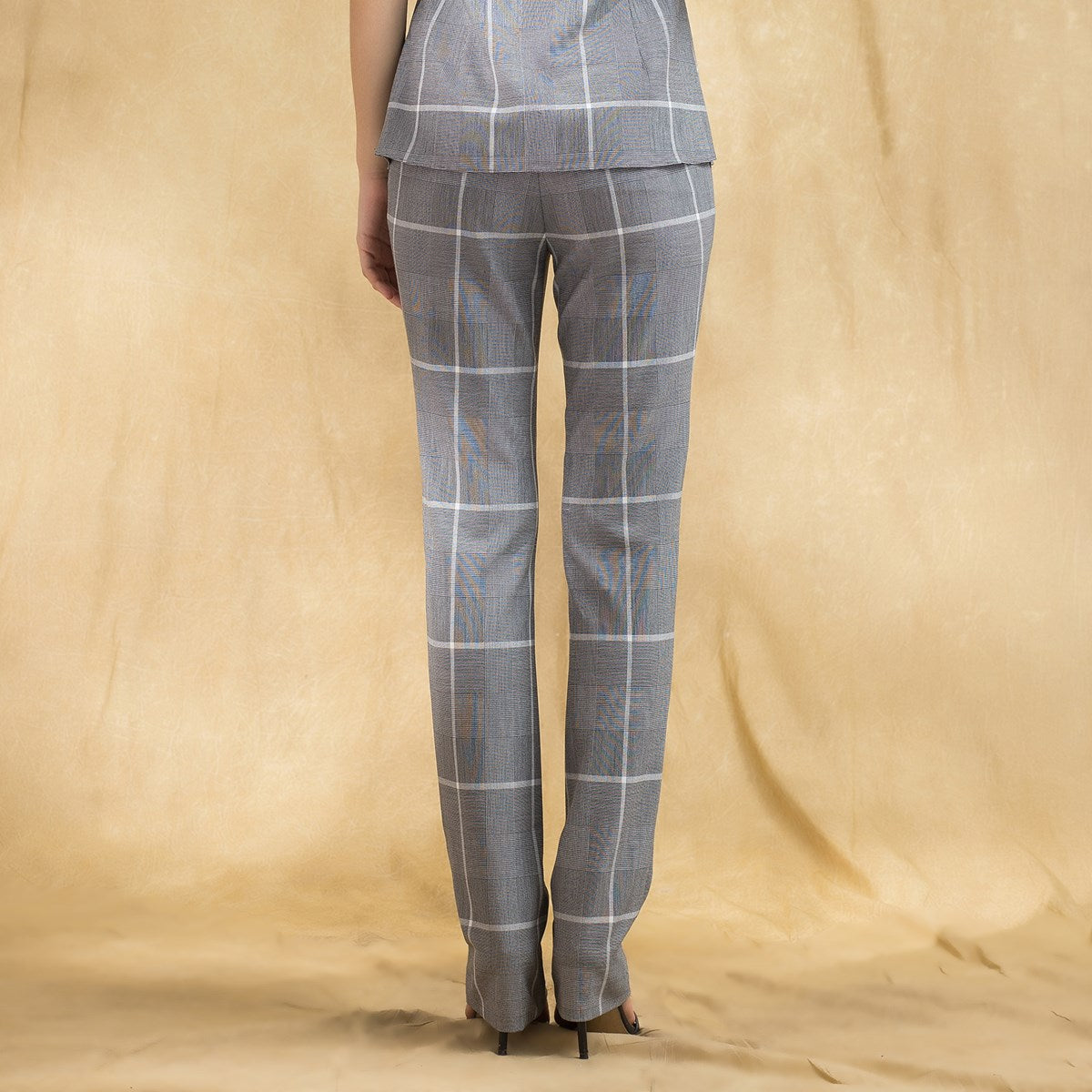Pantalon tartan cigarette