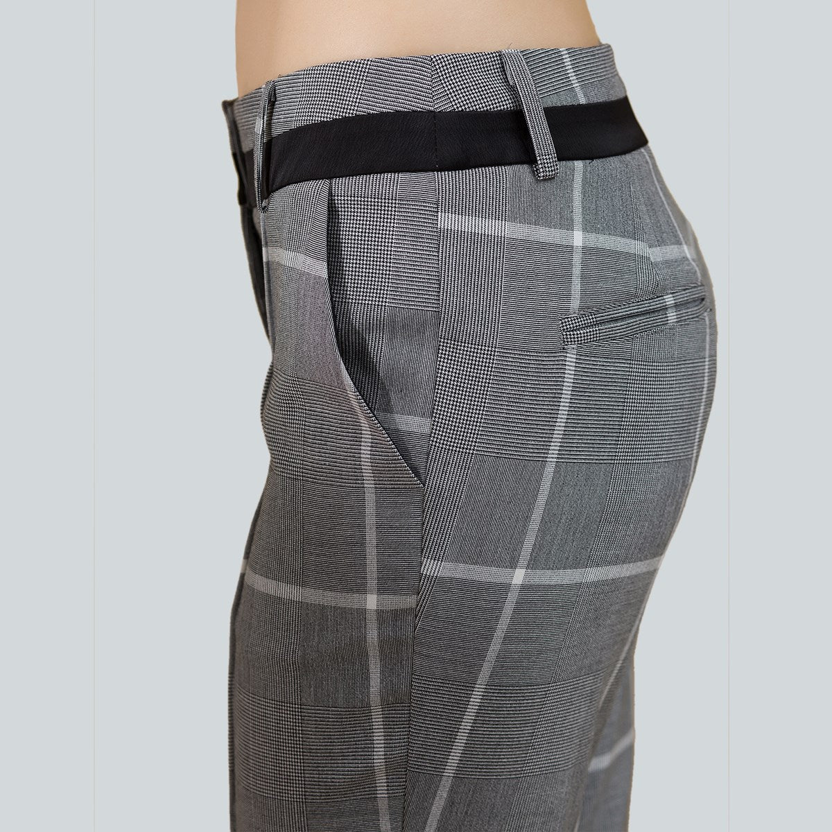 Pantalon tartan cigarette