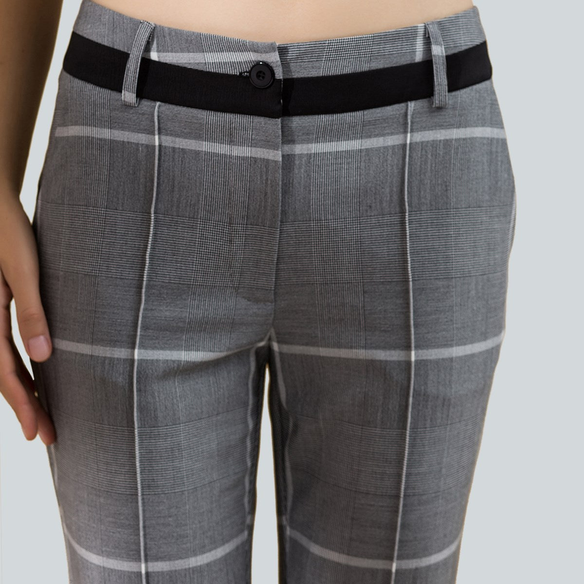 Pantalon tartan cigarette