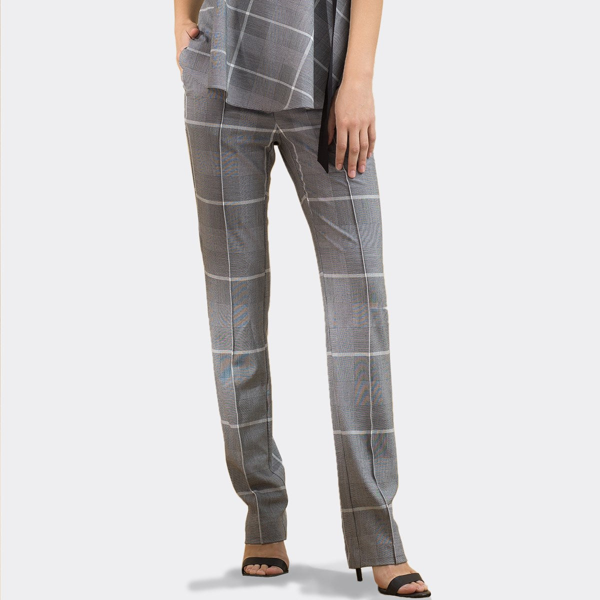 Pantalon tartan cigarette