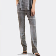 Pantalon tartan cigarette