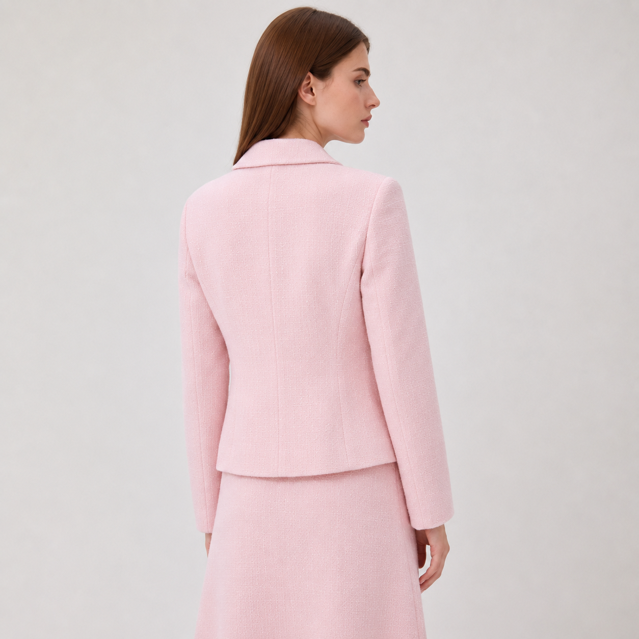 Veste tailleur à col Claudine
