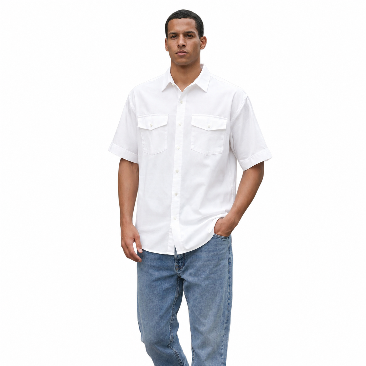 Chemise utilitaire homme à poches