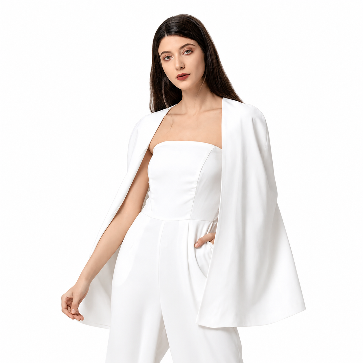 Cape soirée minimaliste