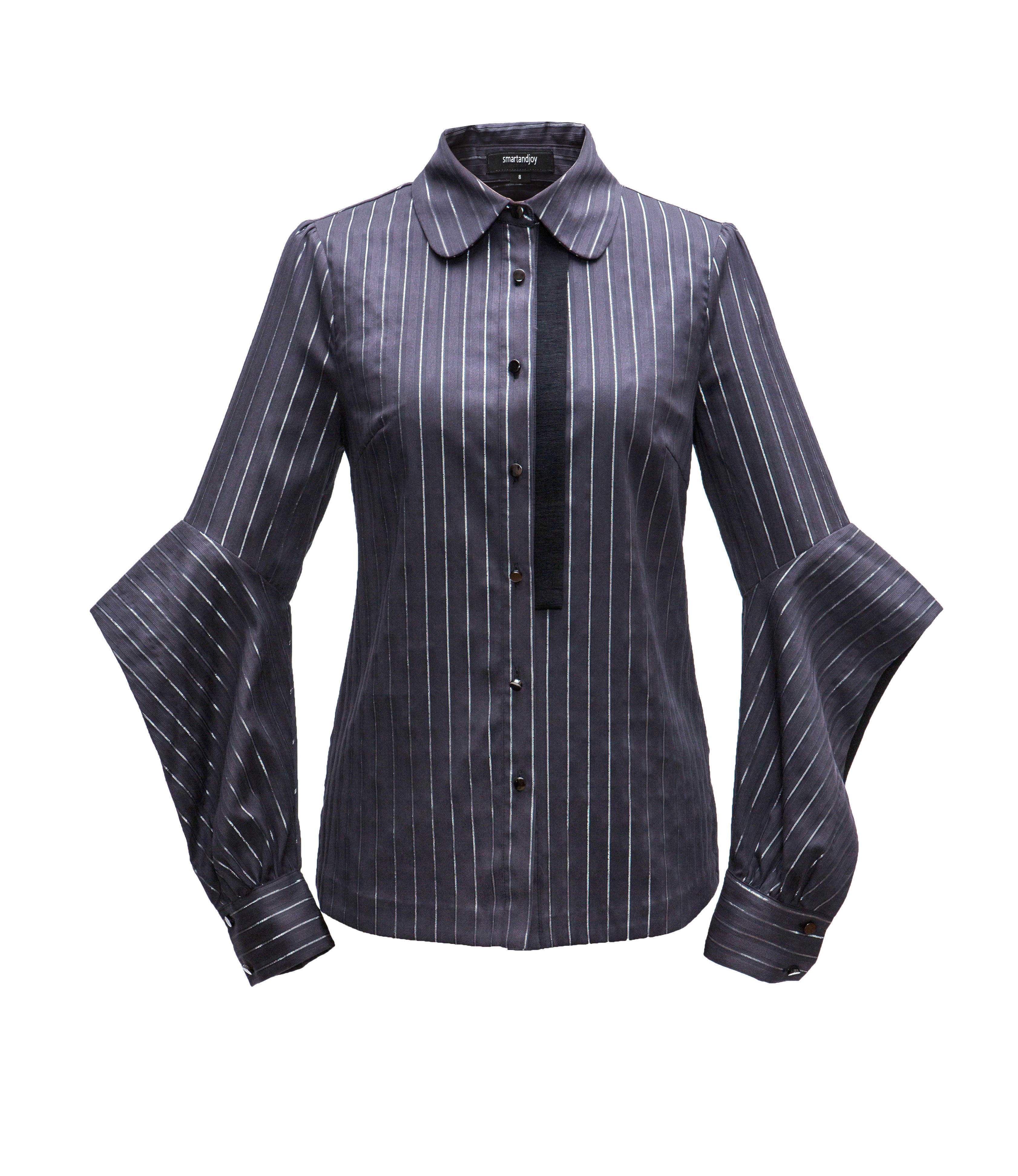 Chemise manches longues fendues aux avant-bras