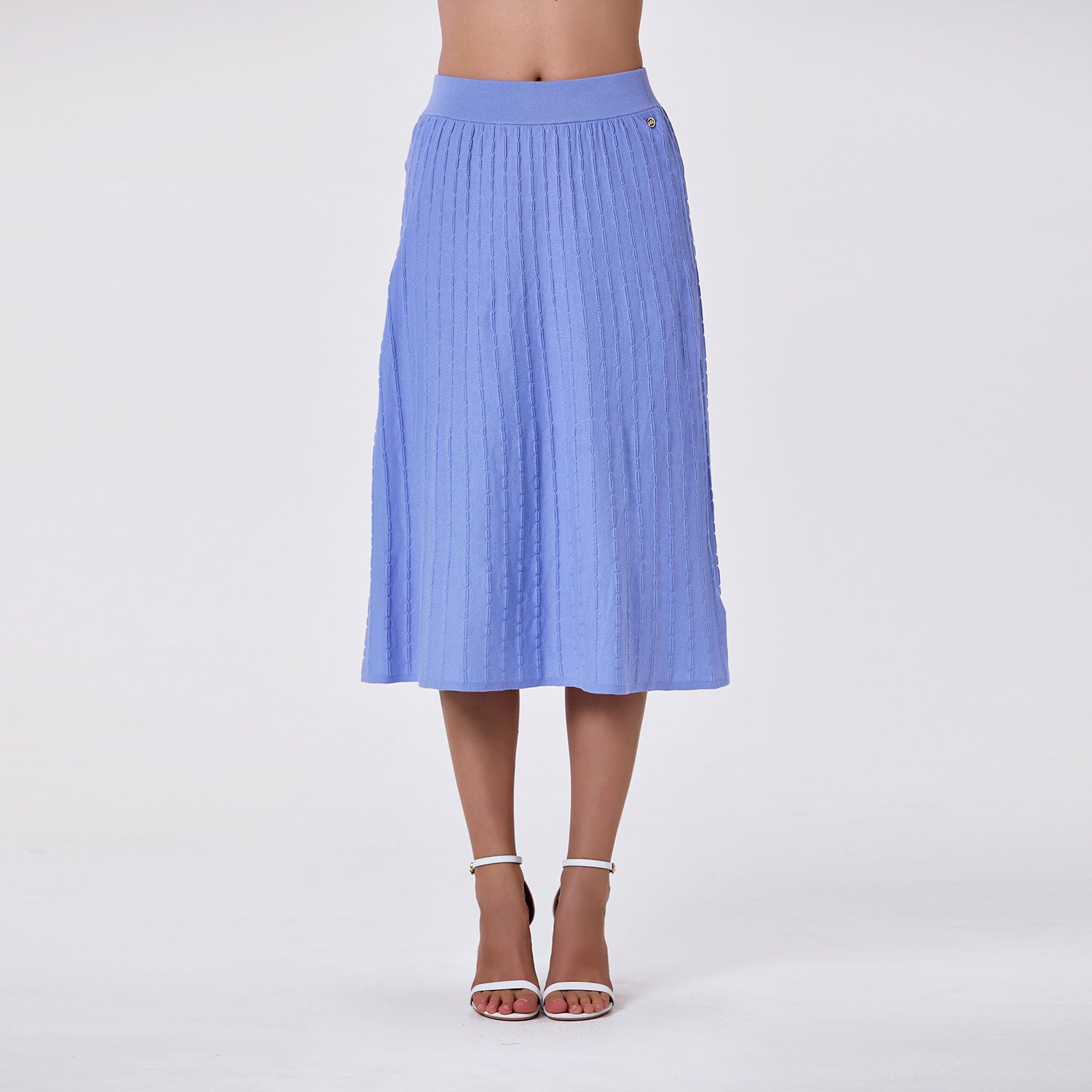 Jupe tricotée en coton