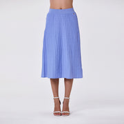 Jupe tricotée en coton