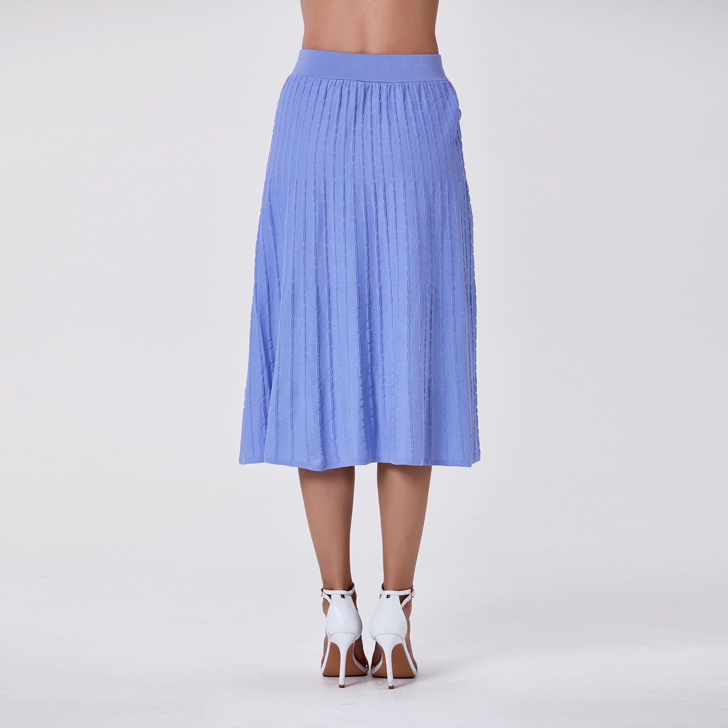 Jupe tricotée en coton