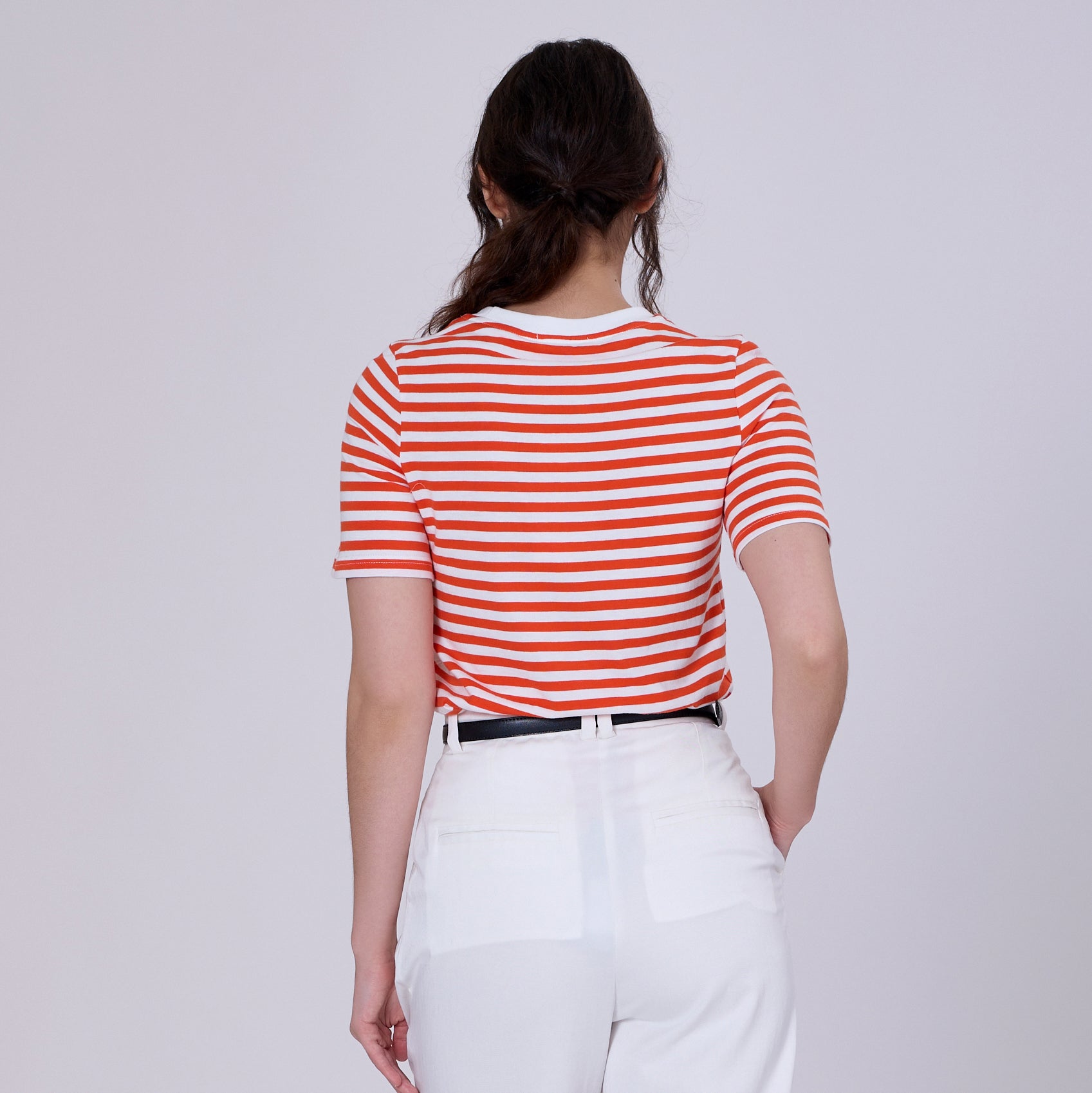 T-shirt marinière en coton