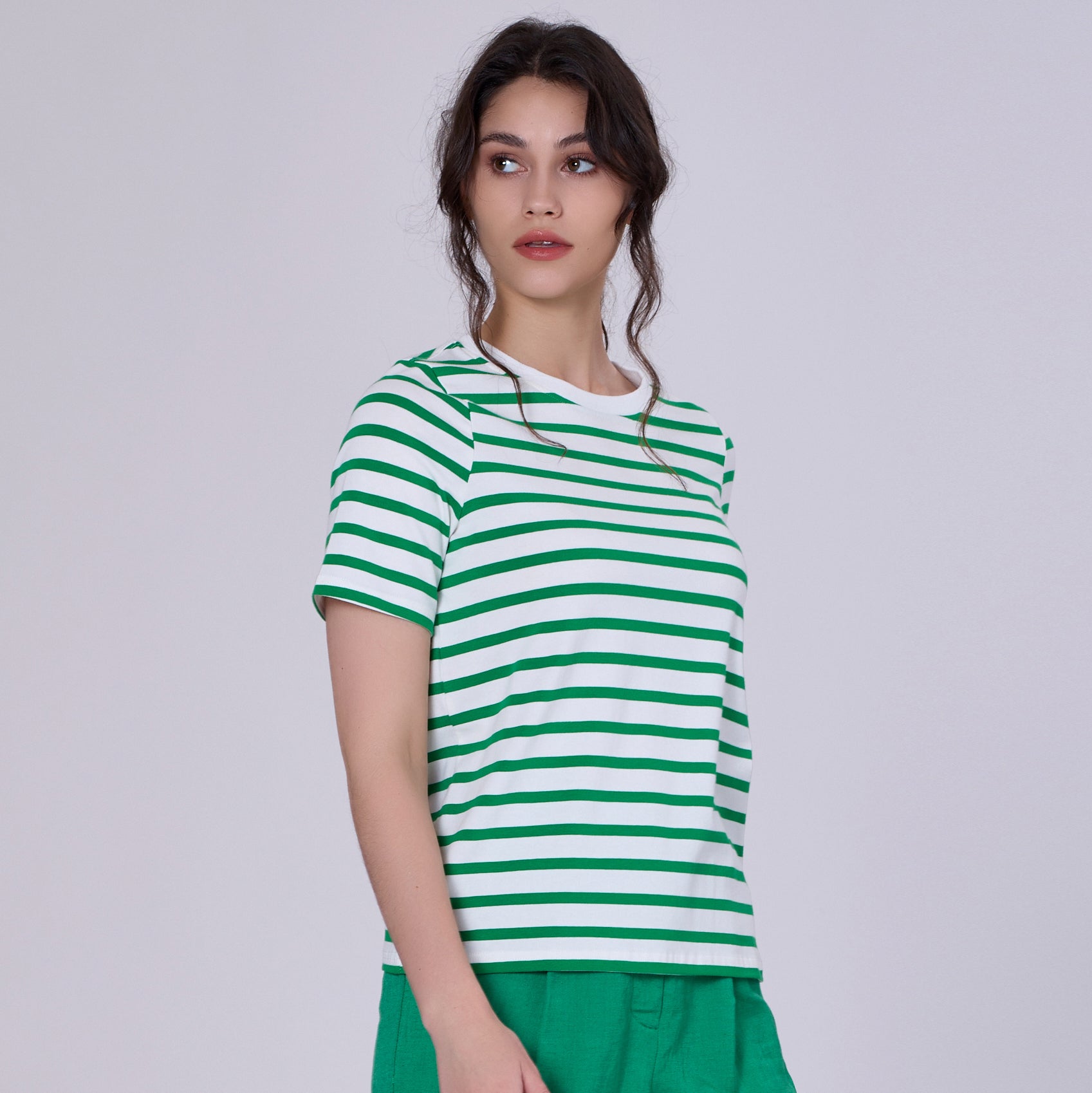 T-shirt marinière en coton
