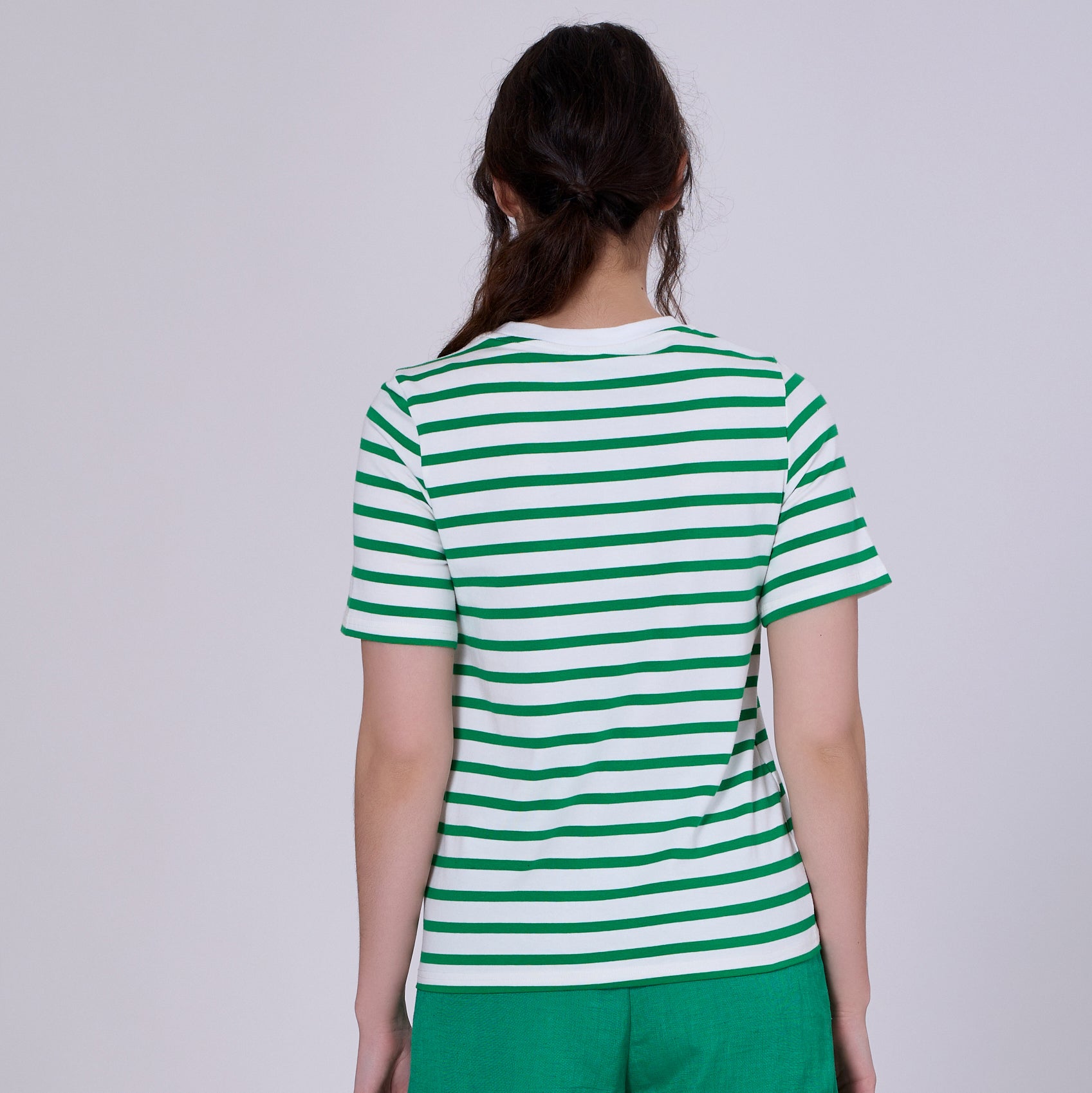T-shirt marinière en coton