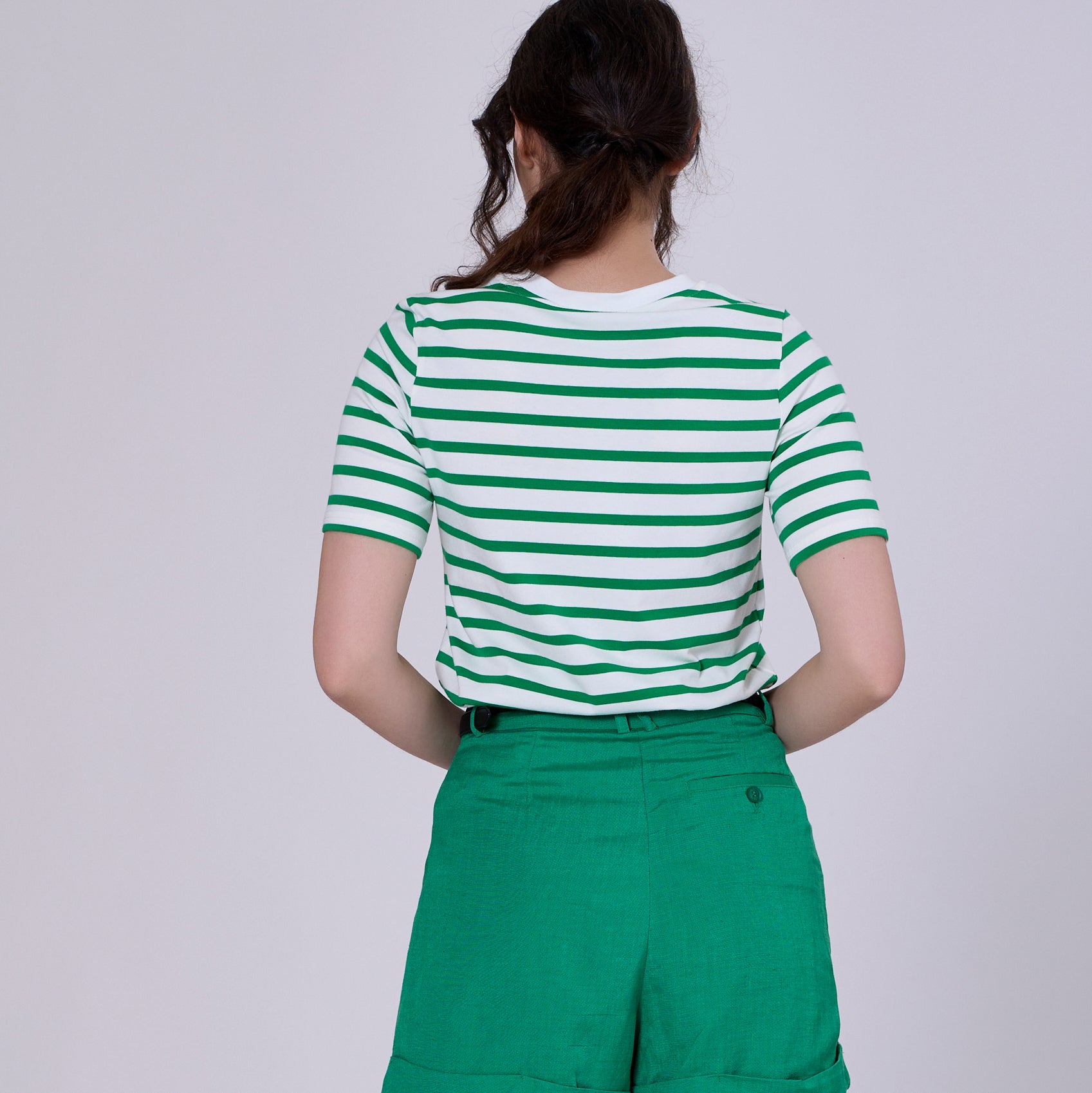T-shirt marinière en coton