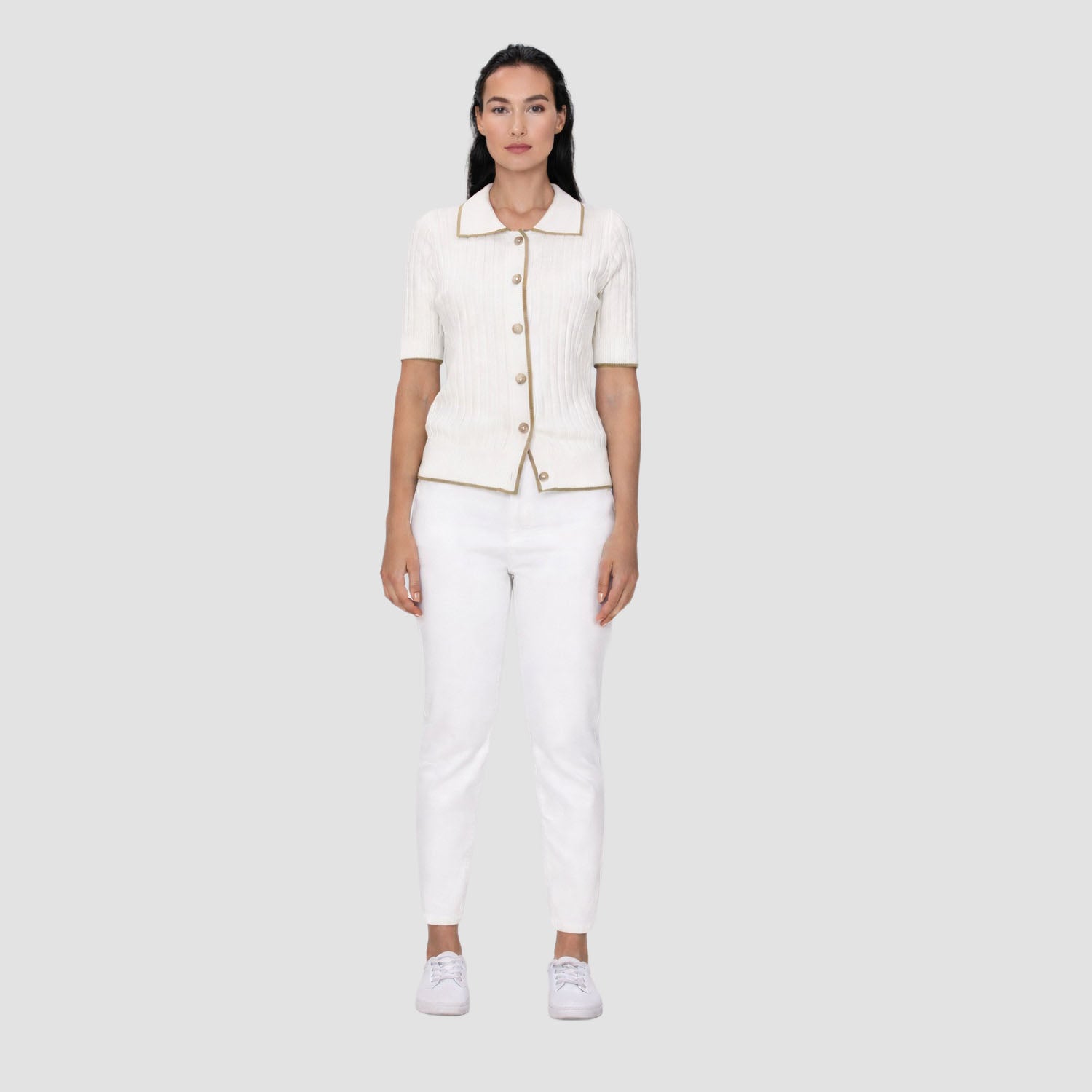 Cardigan en maille à manches courtes - Smart & Joy