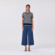 Pull en coton à manches courtes