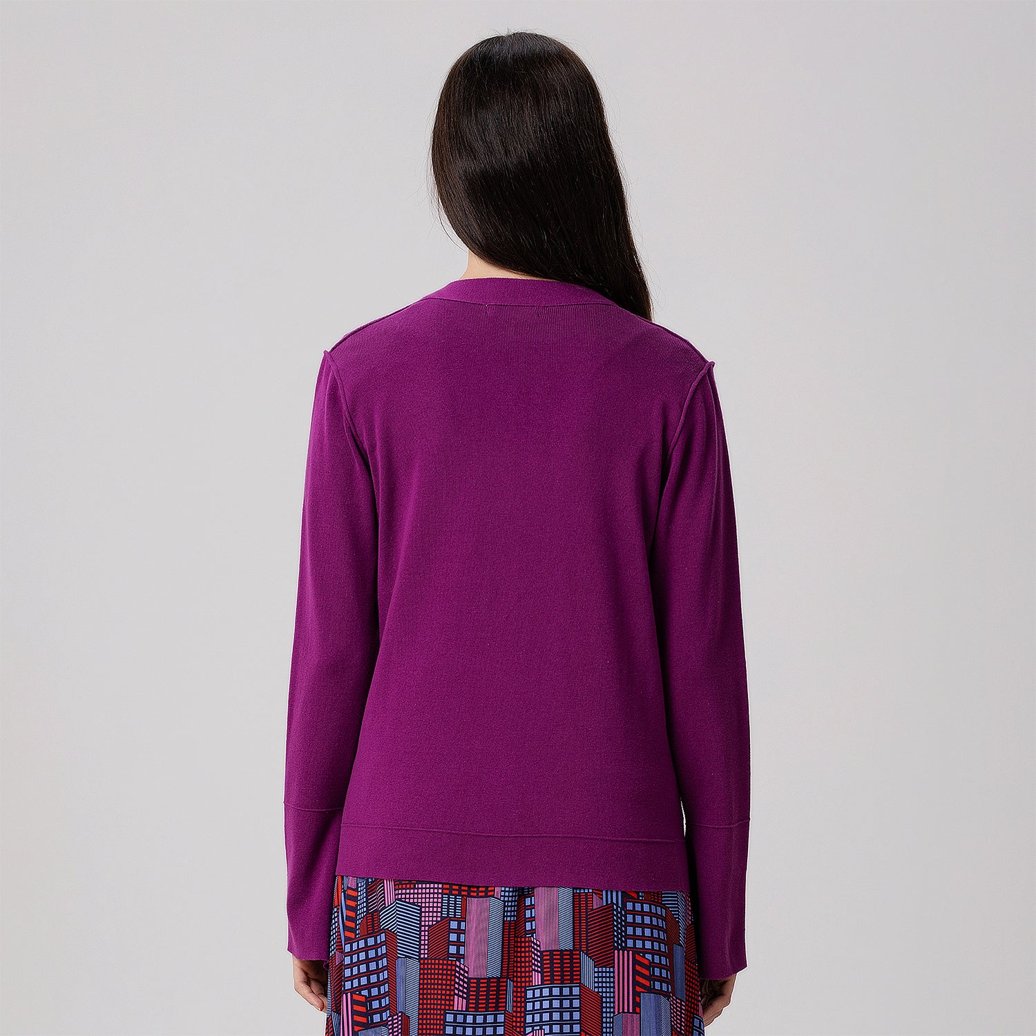 Cardigan à encoluve V