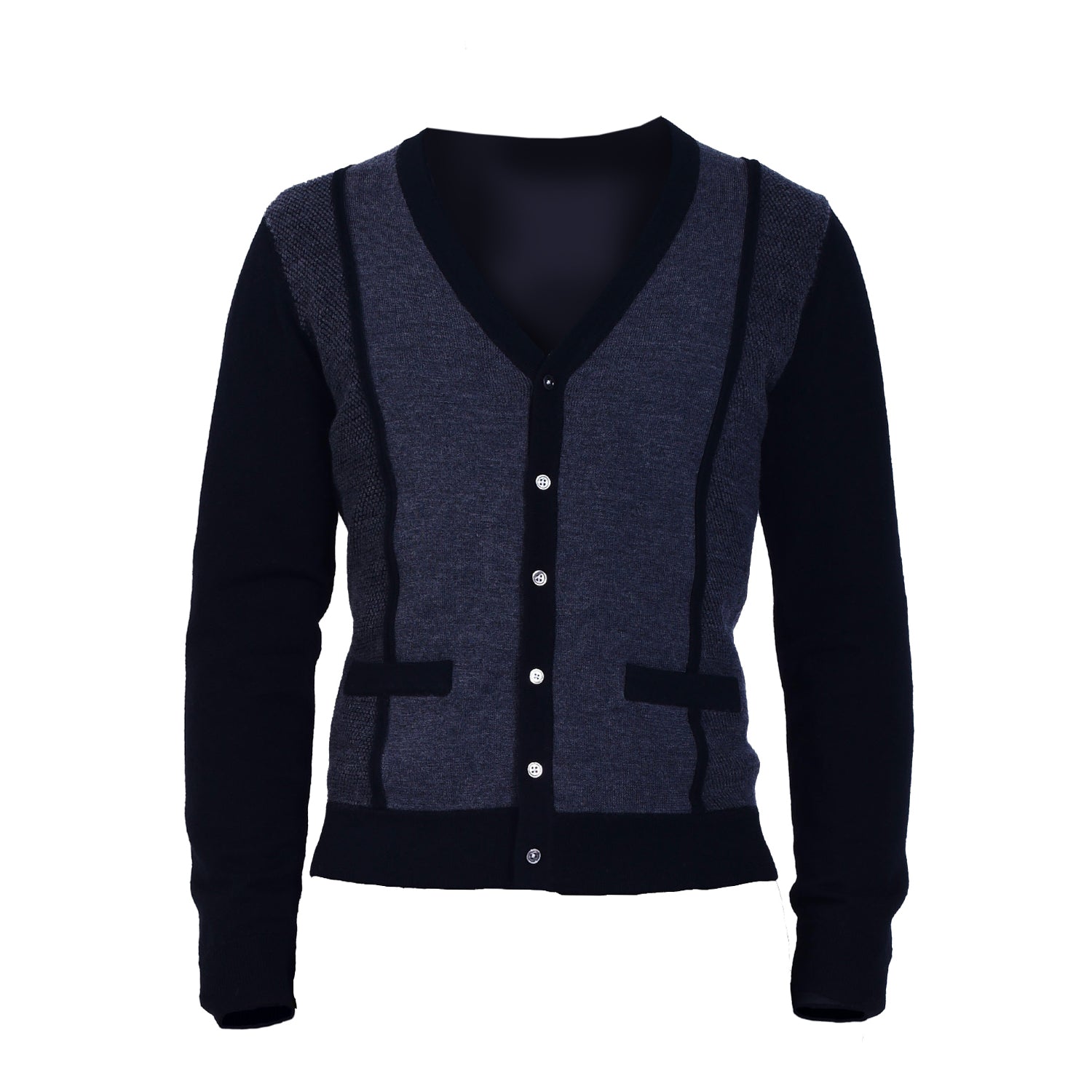 Gilet en laine légère à dos satinée