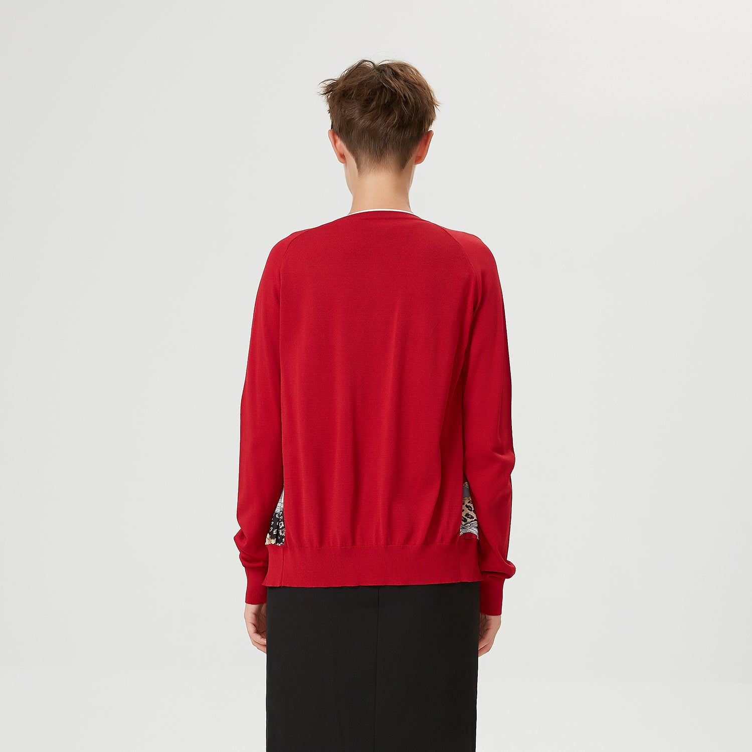 Cardigan à imprimé devant