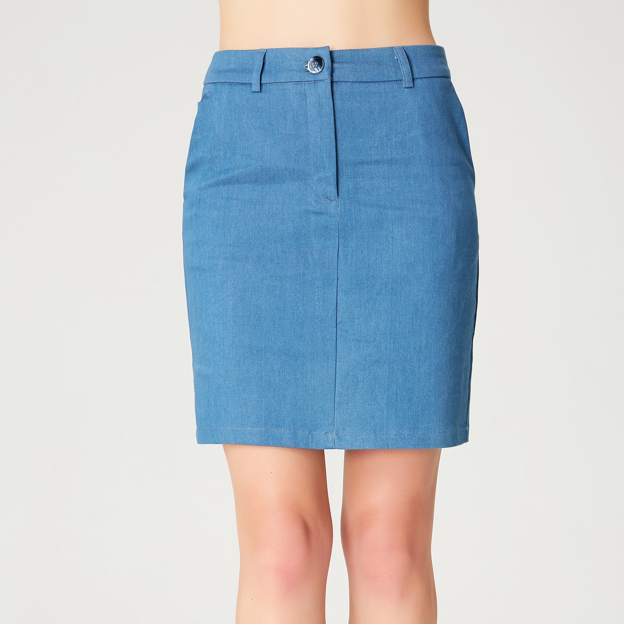 Jupe courte jean stretch denim