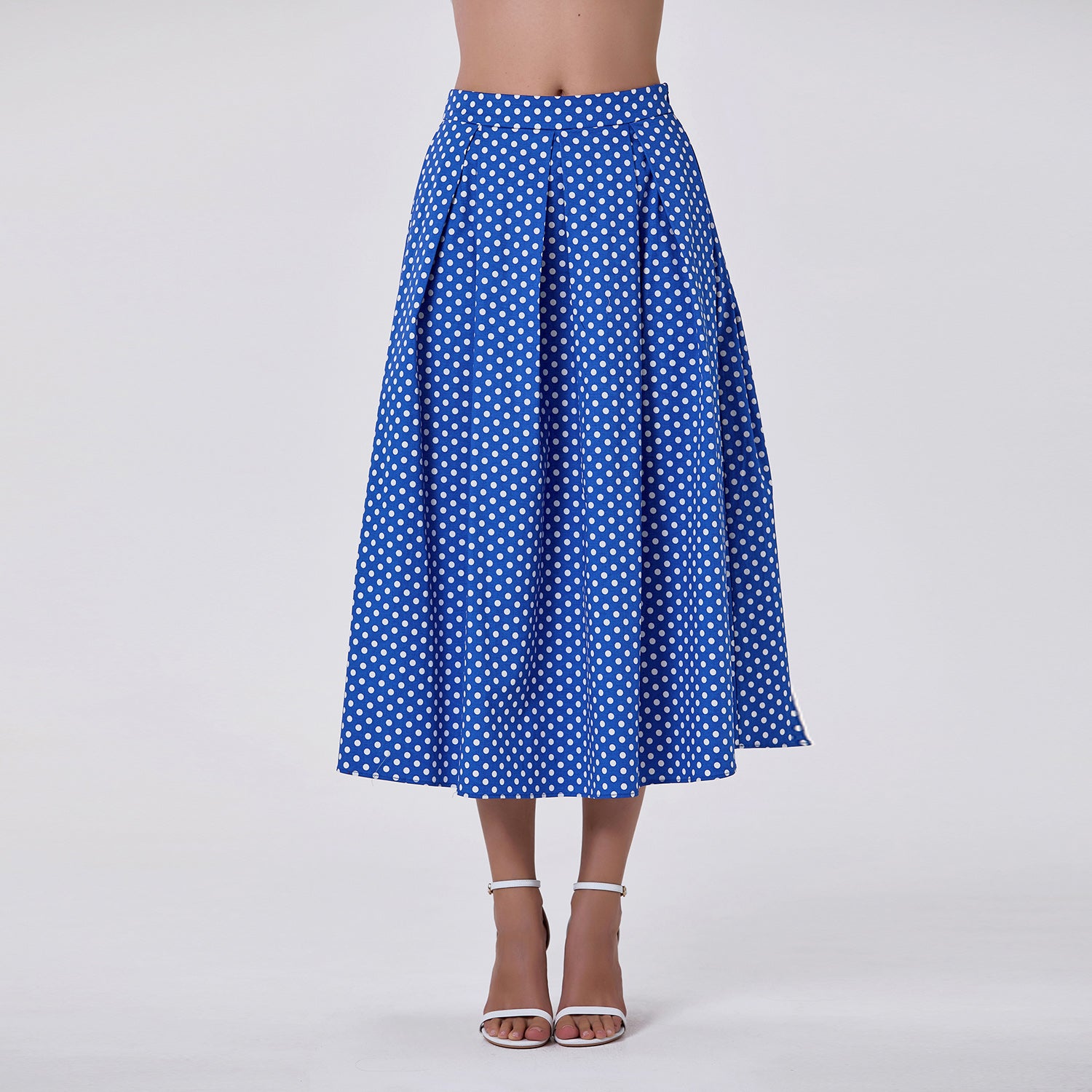Jupe midi évasée à pois - Smart & Joy