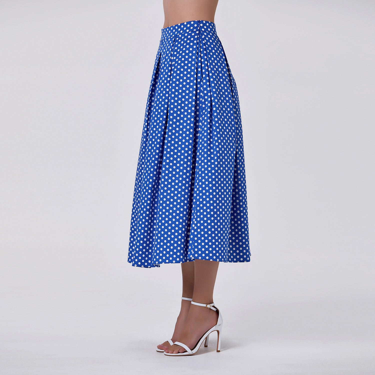 Jupe midi évasée à pois - Smart & Joy