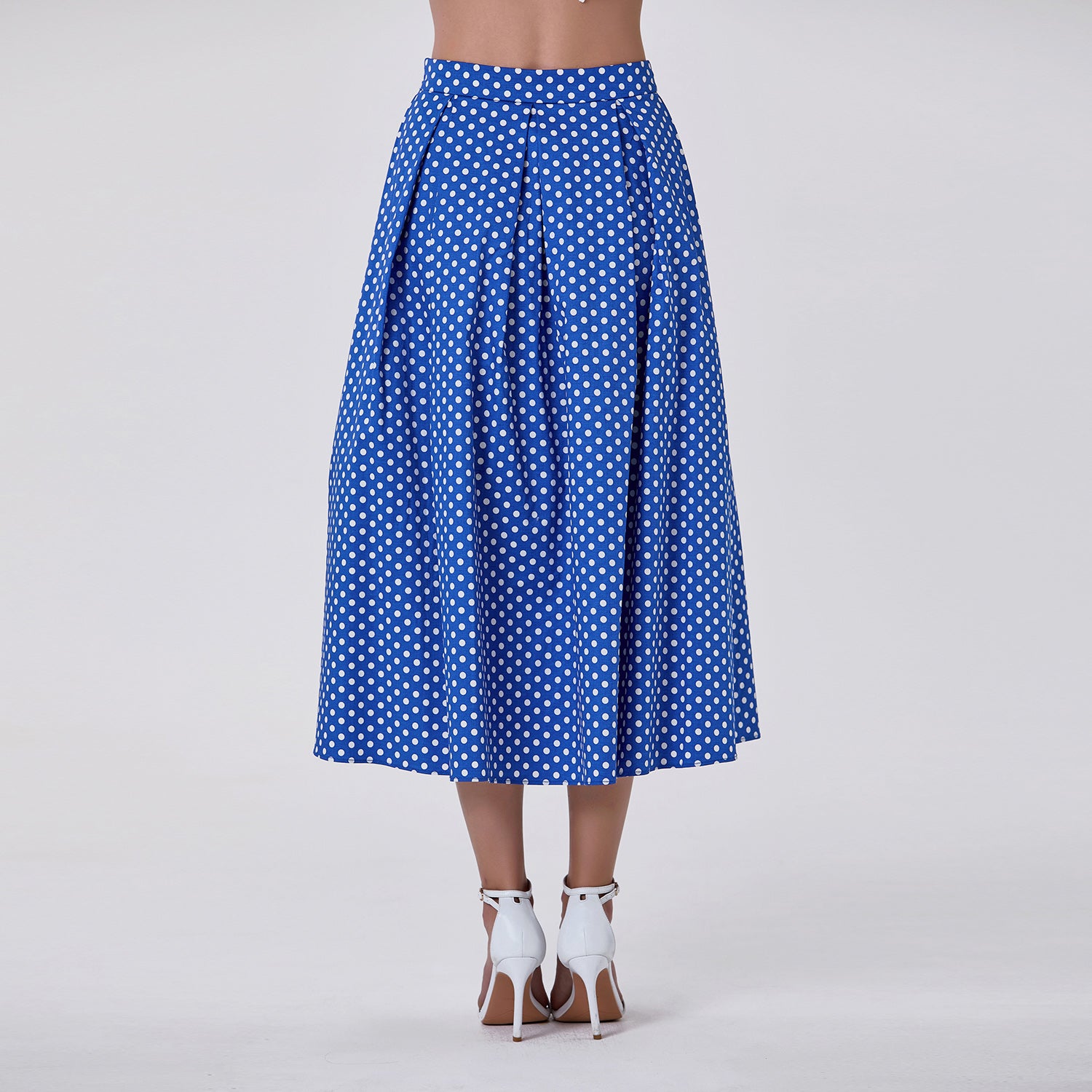 Jupe midi évasée à pois - Smart & Joy