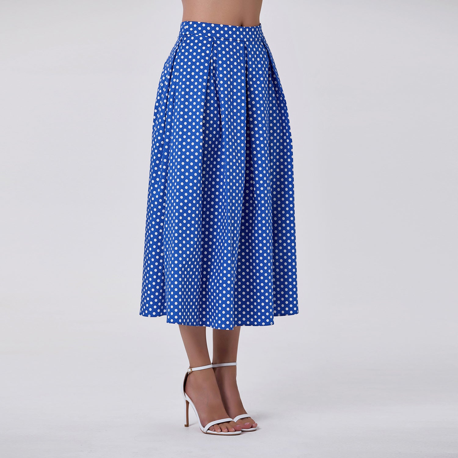 Jupe midi évasée à pois - Smart & Joy