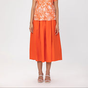 Jupe midi évasée en coton - Smart & Joy
