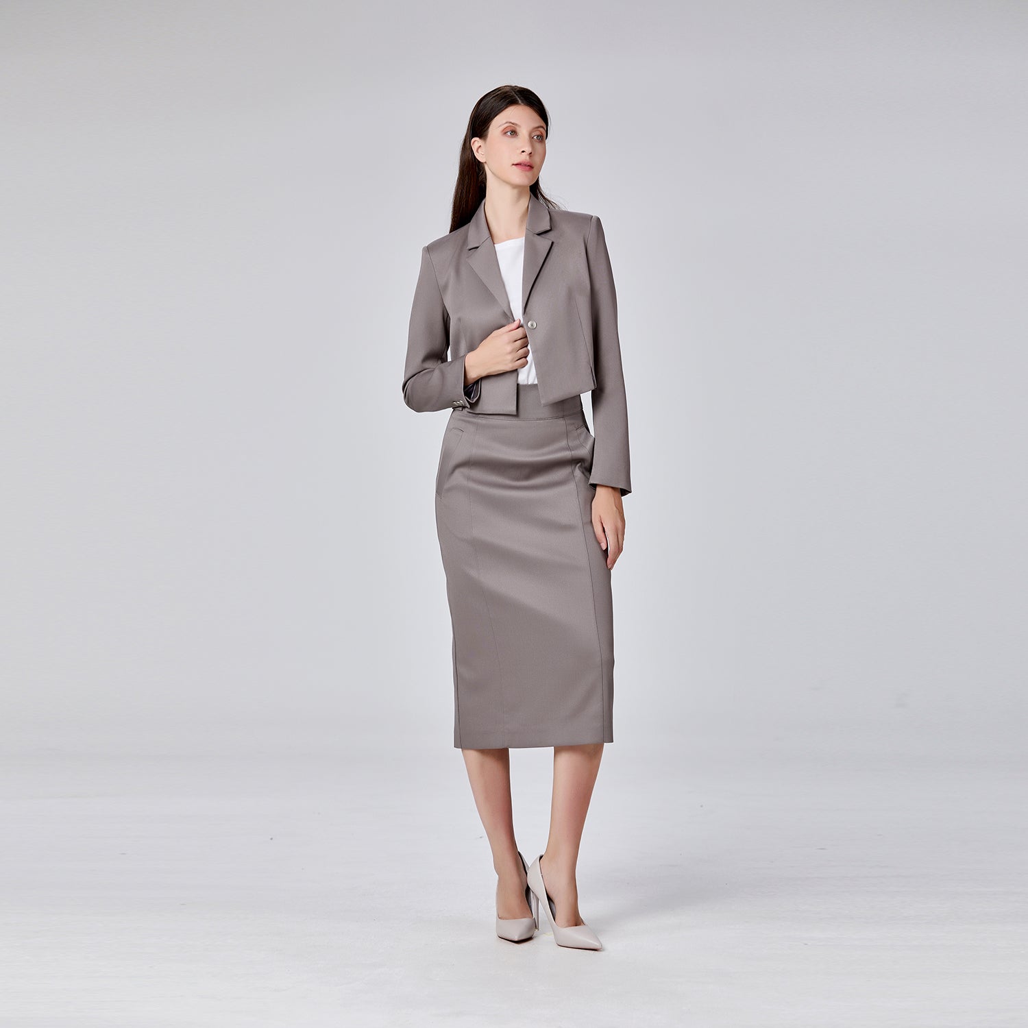 Jupe tailleur crayon