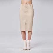 Jupe crayon en coton