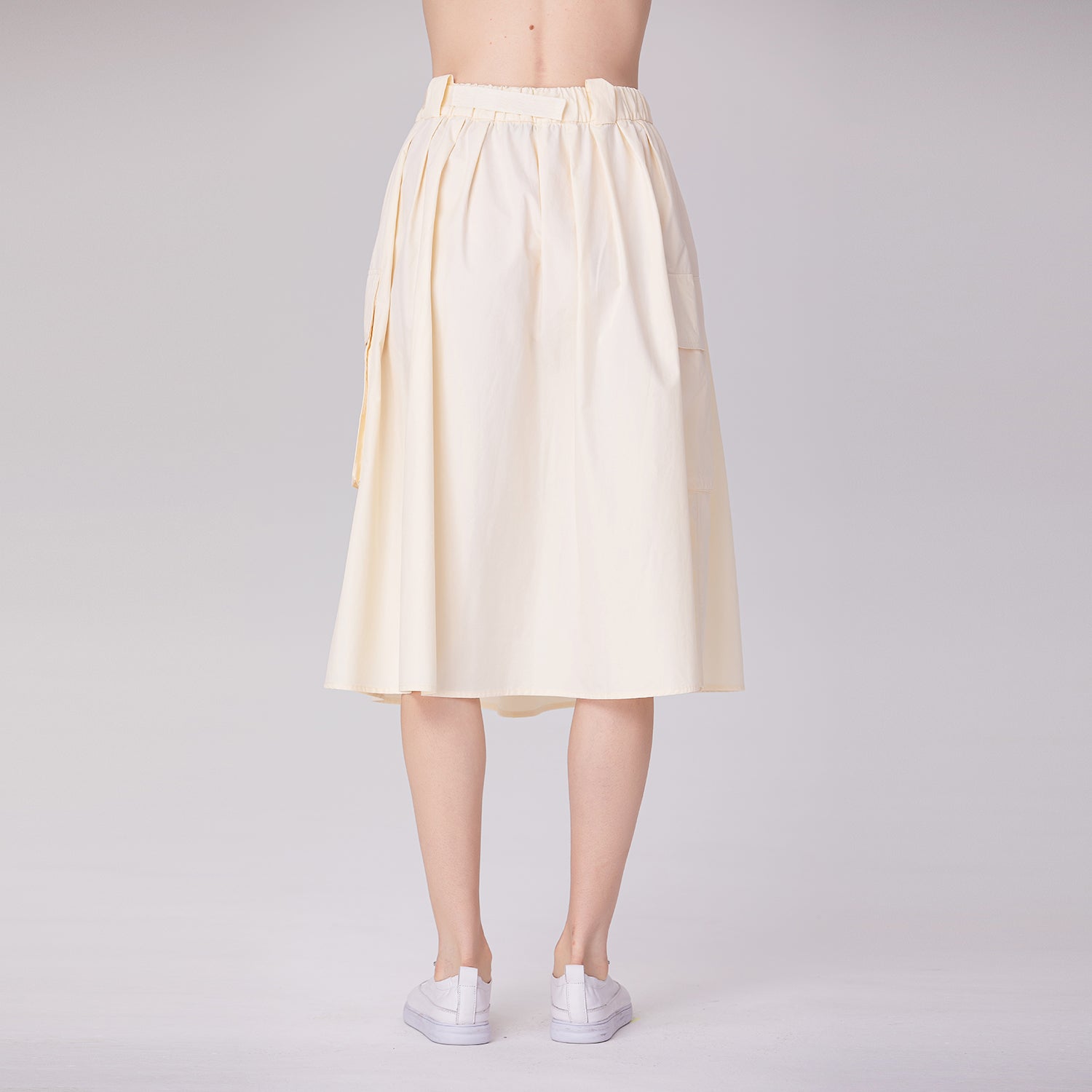 Jupe évasée en coton
