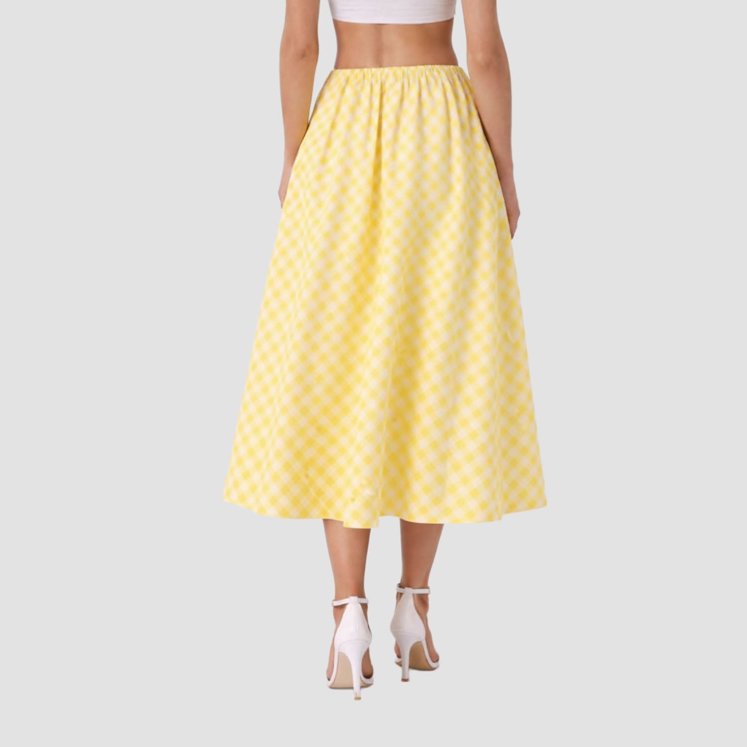 Jupe midi en coton avec poches - Smart & Joy
