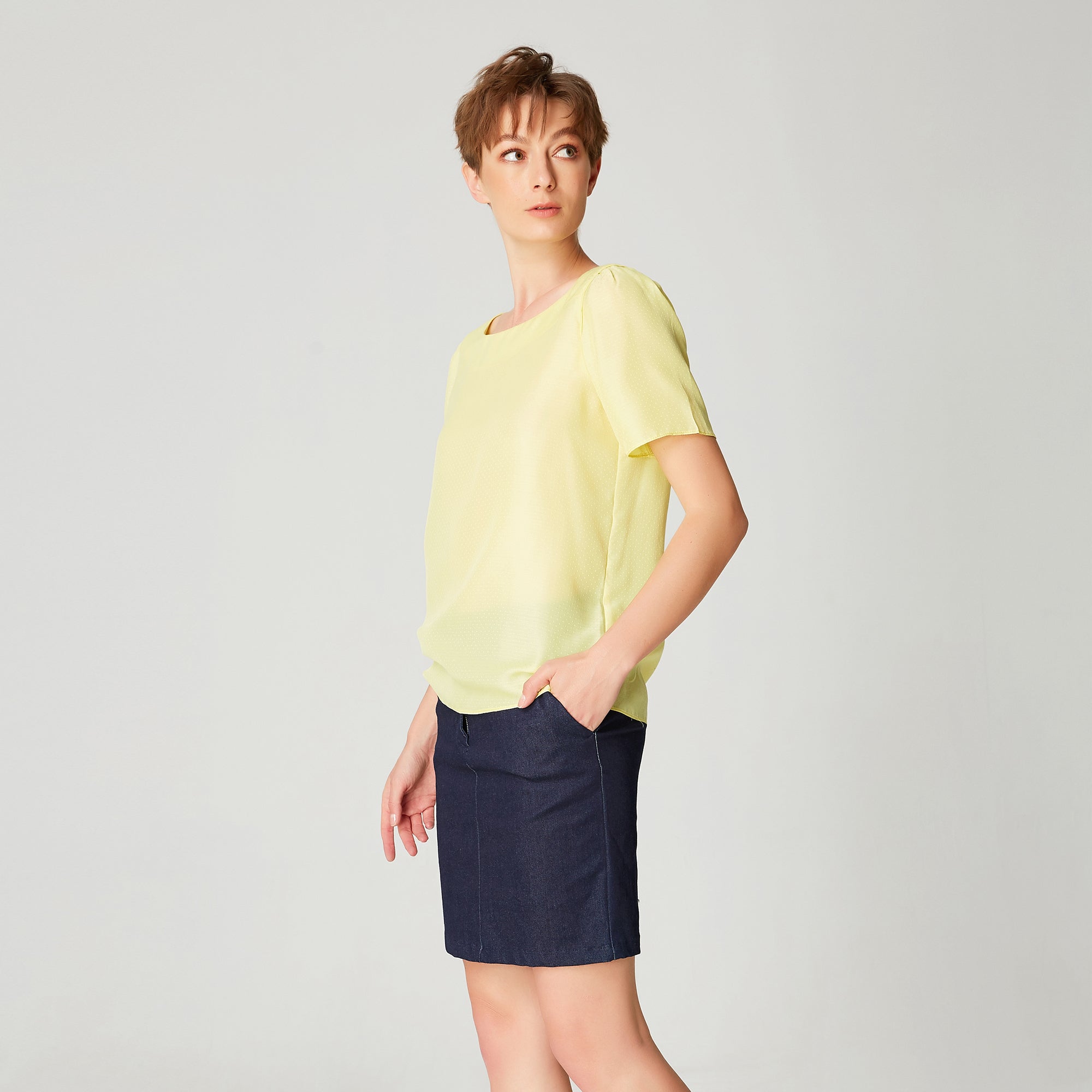 T-shirt fluide manches courte