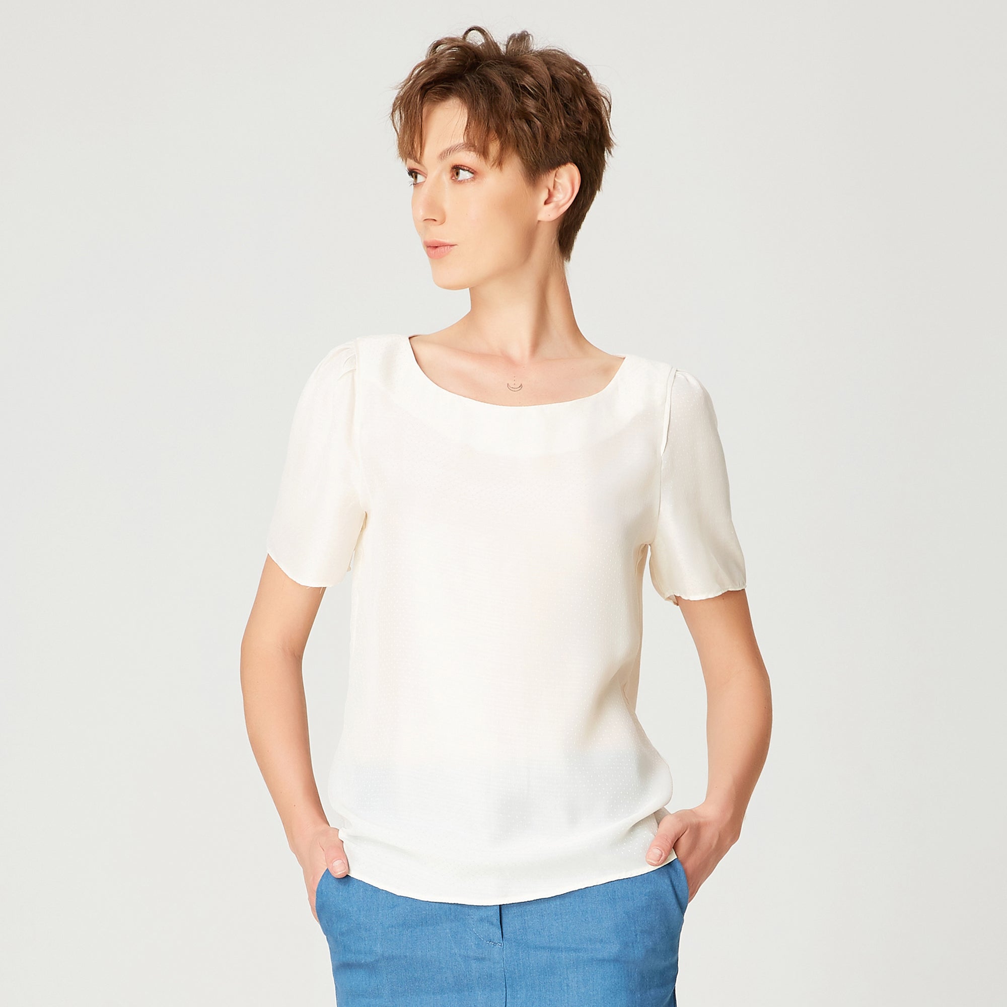 T-shirt fluide manches courte