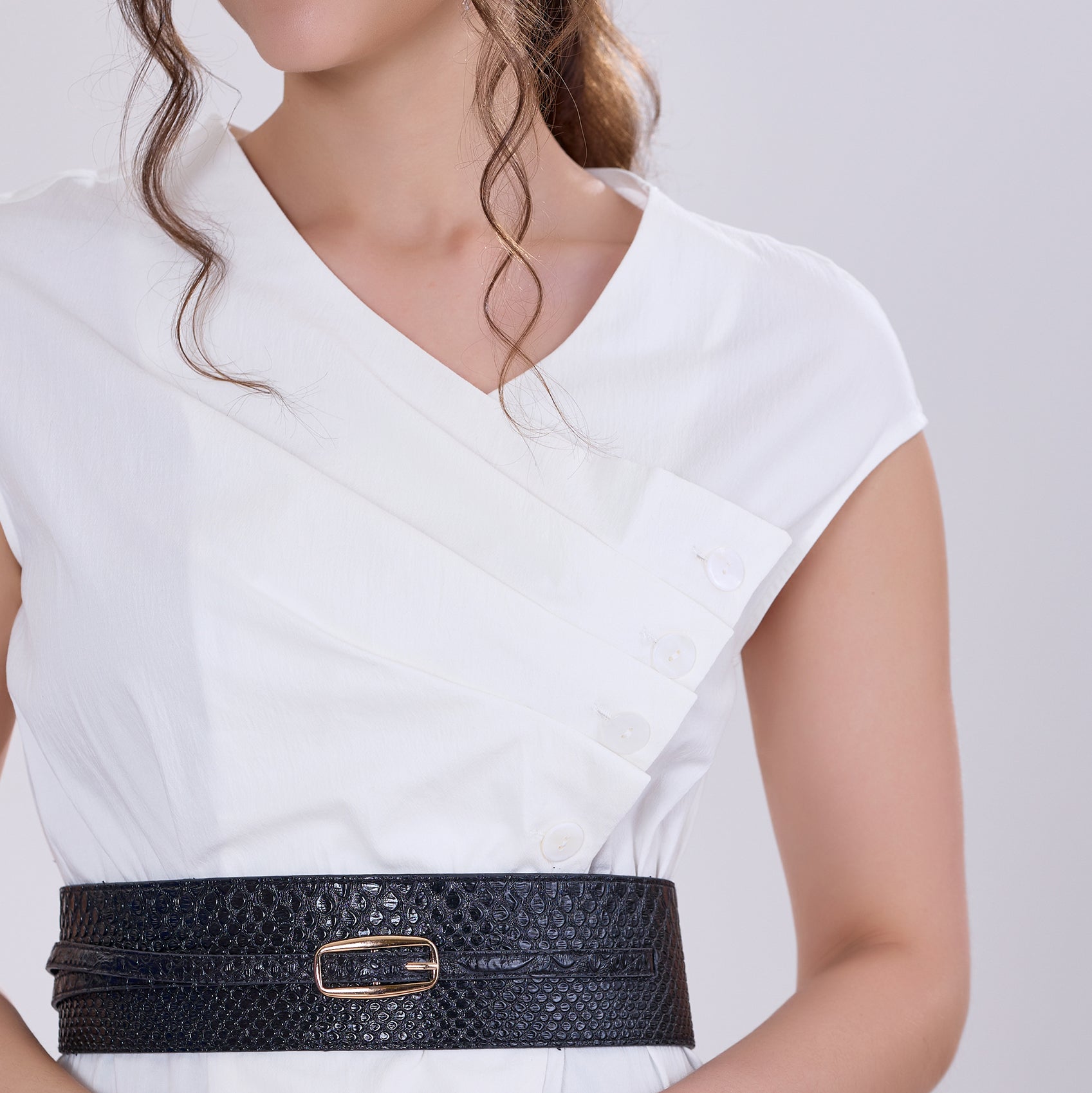 Top portefeuille asymétrique à plis