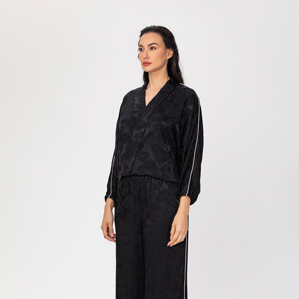Blouson en jacquard à manches longues - Smart & Joy
