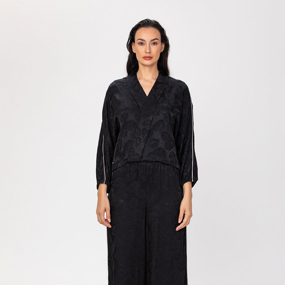 Blouson en jacquard à manches longues - Smart & Joy