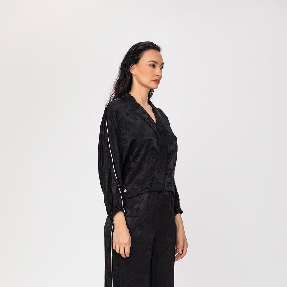 Blouson en jacquard à manches longues - Smart & Joy