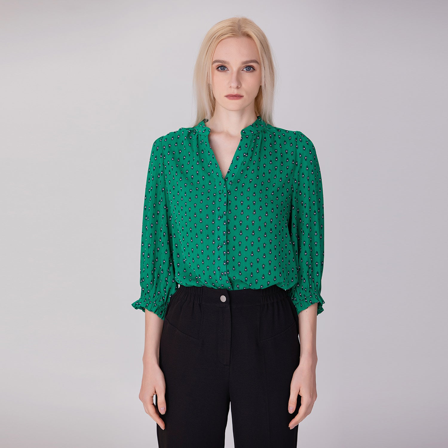 Blouse imprimée boutonnée - Smart & Joy