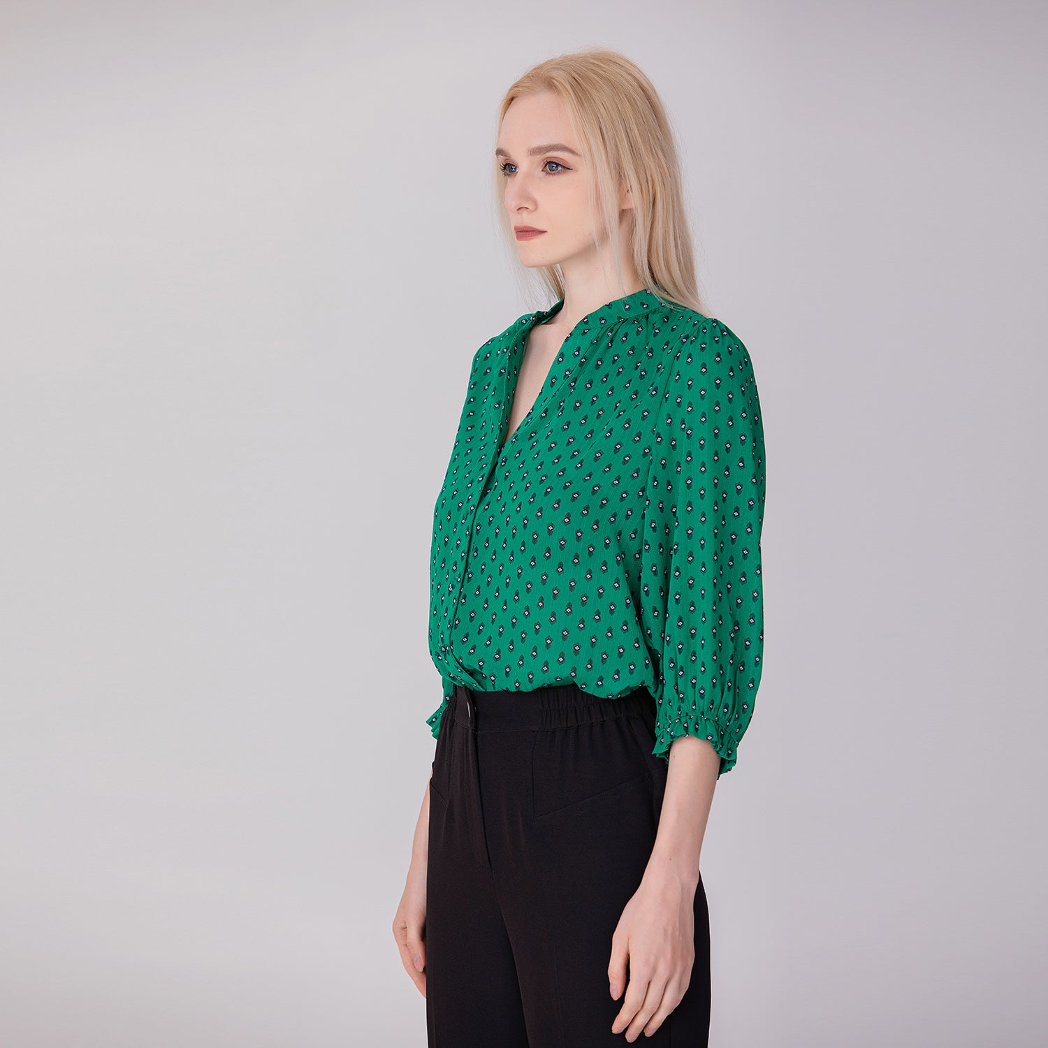 Blouse imprimée boutonnée - Smart & Joy
