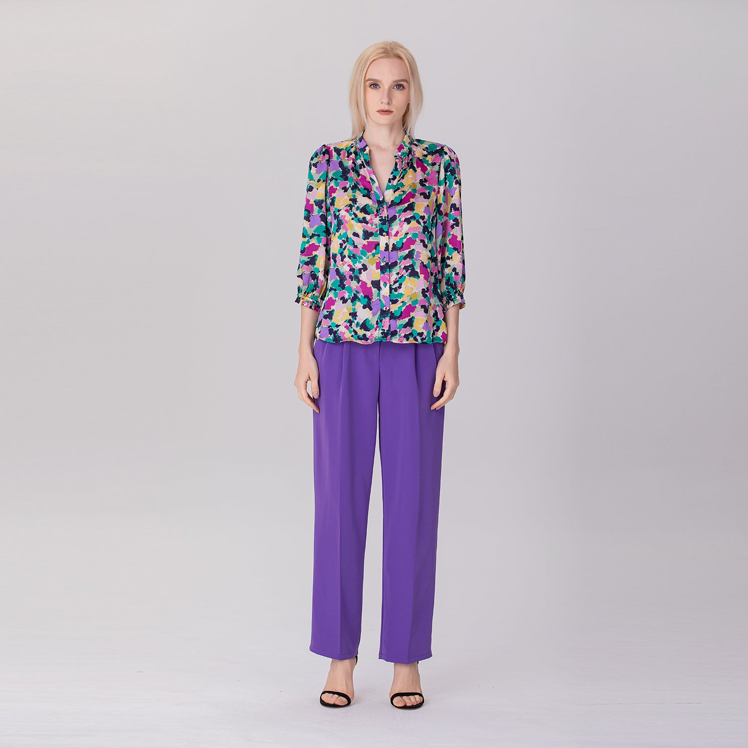 Blouse imprimée boutonnée - Smart & Joy